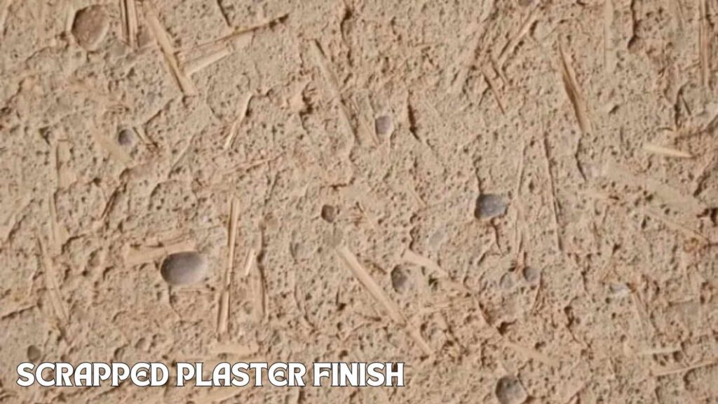 Scrapped Plaster Finish